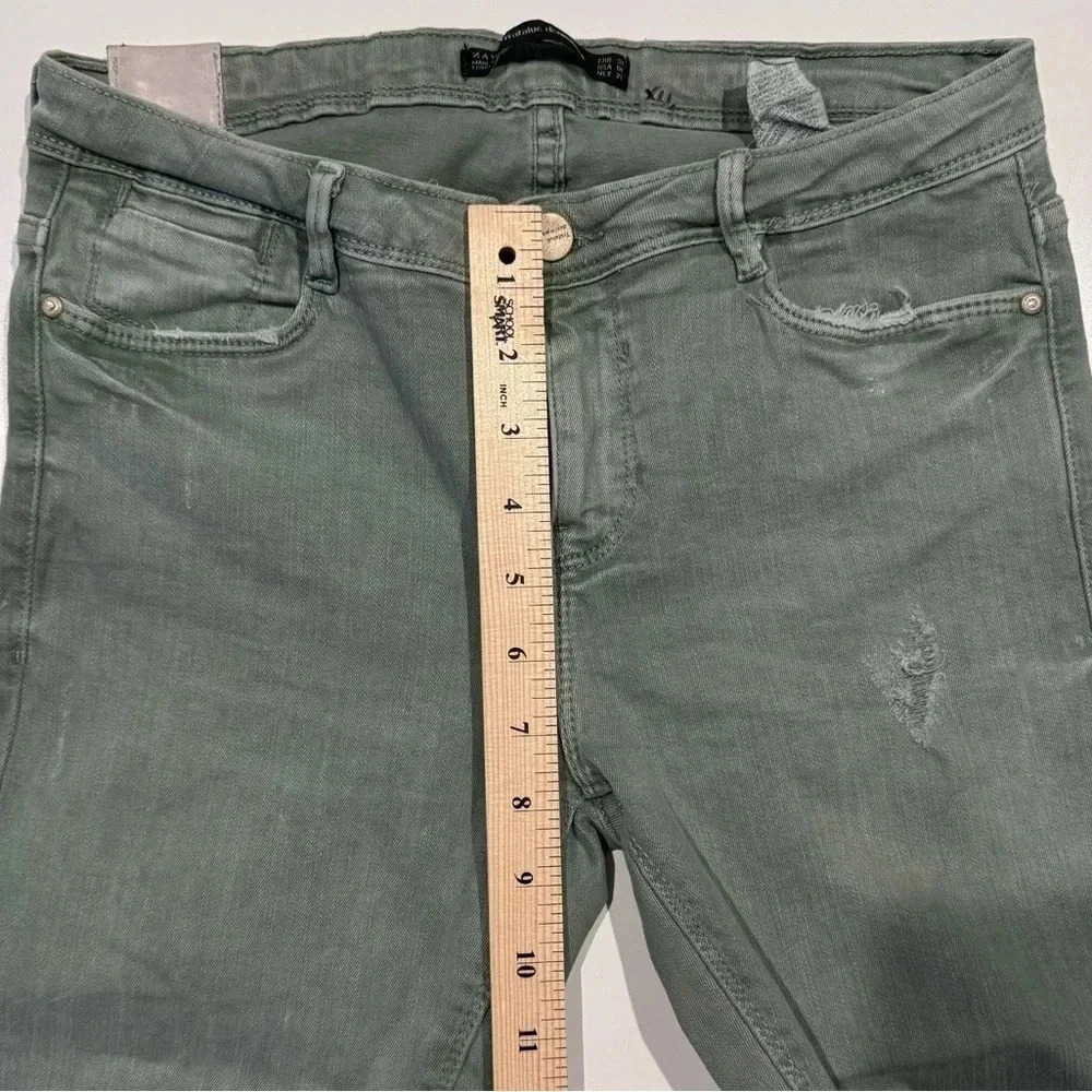 Zara Trafaluc Embrace Denim distressed skinny jeans Women’s size 6 - Picture 15 of 16